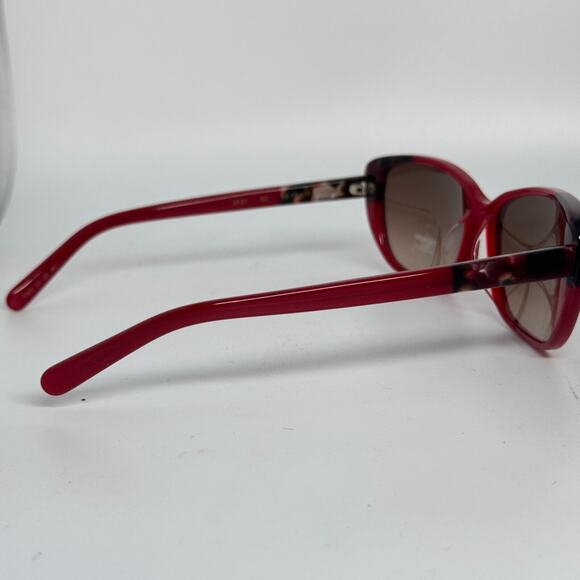 Vera Wang Eyeglasses Frame VAS1 SC 56-15-135 Red Full Rim Flex Hinge H16963 - Picture 4 of 7